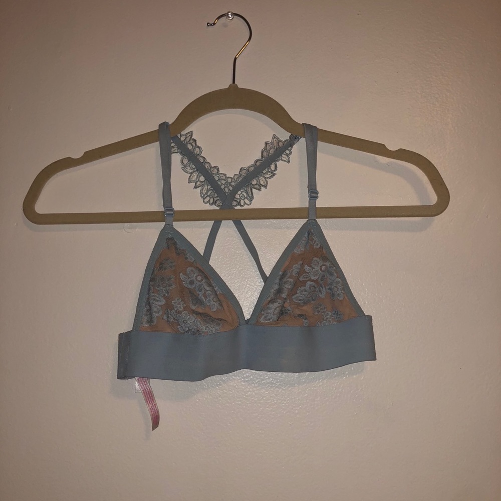 pink/vs blue bralette